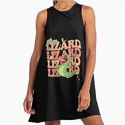 Hopper's Tom Lizard Anime Style A-Line Dress