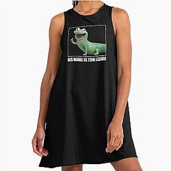 His name is Hoppers Tom A-Line 3D Dress