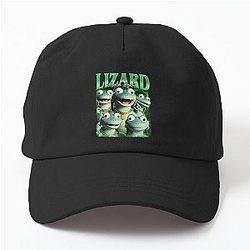 Funny Tom Lizard Cartoon Character Retro Cute Dad Hat