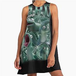 Tom Lizard Portrait 
Pixar Movie Hoppers Lizard Tanaka Ellen Bear Dress