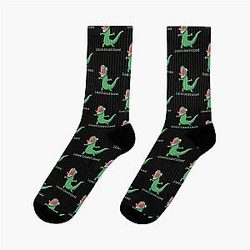 Tom Lizard Funny Meme Hoppers Movie Socks