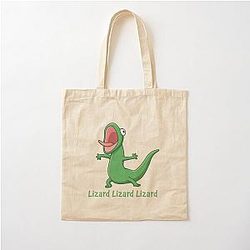 Tom Lizard Funny Meme Lizard Hoppers Movie Cotton Tote Bag
