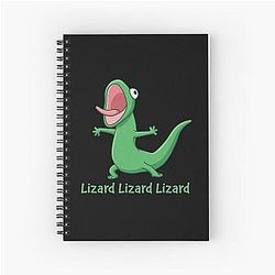 Tom Lizard Funny Meme Hoppers Movie  Spiral Notebook