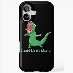 Tom Lizard Funny Meme Hoppers Movie iPhone Tough Case