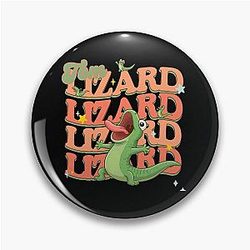 Hoppers Tom Lizard Anime Style Pin