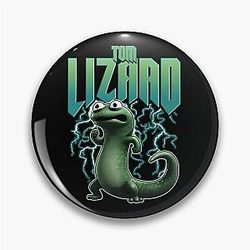 Tom Lizard Retro Cartoon Pin