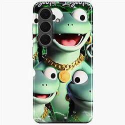 Funny Tom Lizard Cartoon Character Retro Cute Lizard Samsung Galaxy Soft Case