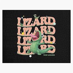 Funny Tom Lizard Cartoon Character Retro Cute Jig Saw Puzzle