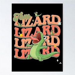 Hopper's Tom Lizard Anime Style Art Poster