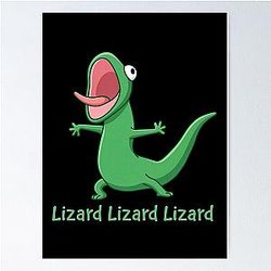 Tom Lizard Funny Meme Hoppers Movie Poster