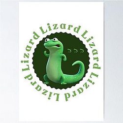 Tom Lizard Hopper Poster