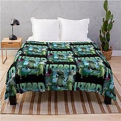 Tom Lizard Hoppers Movie Throw Blanket