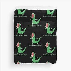 Tom Lizard Funny Meme Hoppers Movie Duvet Cover