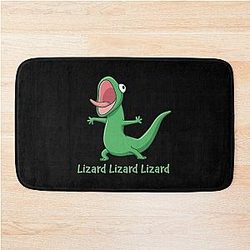 Tom Lizard Funny Meme Lizard Hoppers Movie Bath Mat