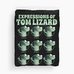 Expressions of Tom Duvet Cover