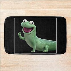 His name is Hopper Tom Lizard 3D Bath Mat