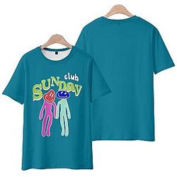 Tommyinnit T-shirts - Sunday Club Summer Fashion Short Sleeve Shirt