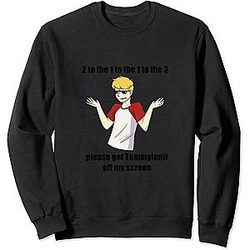 TommyInnit Sweatshirts – 2 To The 1 To The 1 To The 3 Tommyinnit Sweatshirt