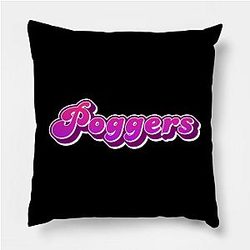 TommyInnit Pillows Cover - Poggers purple Tommyinnit Pillow Cover TP2409