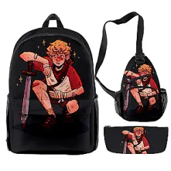 Tommyinnit Backpacks – Classic Novelty Funny Dream Tommyinnit 3D Print 3pcs/Set Backpack