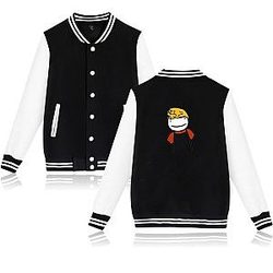 TommyInnit Jackets - Dream SMP Printed Fleece Baseball Jacket