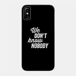 TommyInnit Cases - We don't know nobody Typography (tommyinnit quote) Poster TP2409