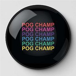 TommyInnit Pins - Pog Through The Pain Pog Charm Raibow Color Pin