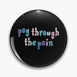 TommyInnit Pins - Pog Through The Pain Soft Button Pin