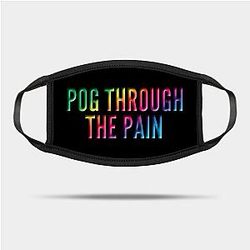 TommyInnit Face Masks - Pog Through The Pain Mask TP2409