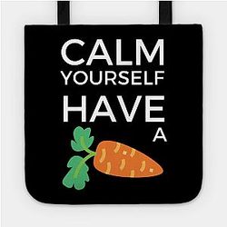 TommyInnit Bags - Tommyinnit Calm yourself have a carrot Bag TP2409