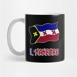 TommyInnit Mugs - TommyInnit L'Manberg flag Mug TP2409