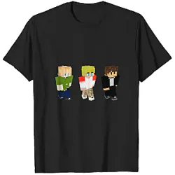 3 Pack TommyInnit Tubbo and Wilbu PTTT1604 TommyInnit T-Shirts