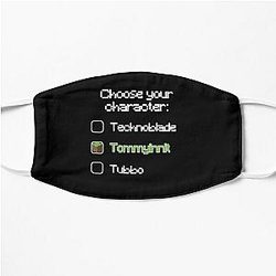 TommyInnit Face Masks - Choose your character - Tommyinnit Flat Mask RB2805