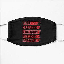 TommyInnit Face Masks - Just Created a Religion Feeling Blessed | Tommyinnit V3 Flat Mask RB2805