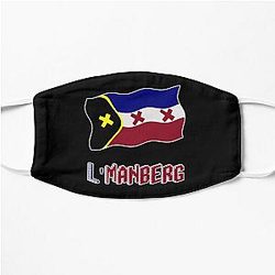 TommyInnit Face Masks - TommyInnit flag LManberg Flat Mask RB2805
