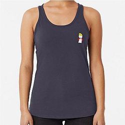 TommyInnit Tank Tops - Tommyinnit Dream In The Room  Racerback Tank Top RB2805