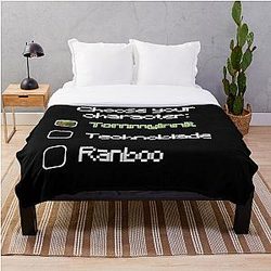 TommyInnit Bedding Sets - Choose your character - Tommyinnit (3) Throw Blanket RB2805