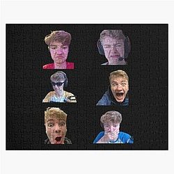 TommyInnit Puzzles - Tommyinnit Faces Dream Team Jigsaw Puzzle RB2805