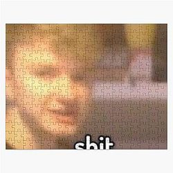 TommyInnit Puzzles - TommyInnit shit meme Jigsaw Puzzle RB2805