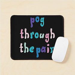 TommyInnit Mouse Pads - Pog Through the Pain Printed Mouse Pad