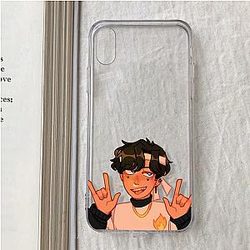 TommyInnit Cases – TommyInnit Sapnap Dream Team Clear Soft Case