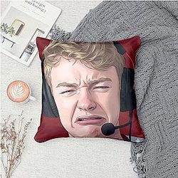 TommyInnit - High Energy Vlogging Style TommyInnit Pillows