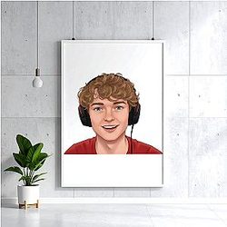 TommyInnit LA 2601 - Key member of the Dream SMP server TommyInnit Posters