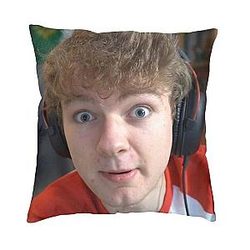 TommyInnit Pillows – Tommyinnit Surprised Huh Face Throw Pillow