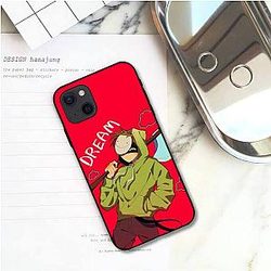 Tommyinnit Cases – Tommyinnit Red Black Background Hard IPhone Case Cover