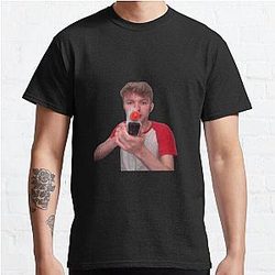 TommyInnit T-Shirts - Vloggun - Tommyinnit - Cube Story Classic T-Shirt RB2805