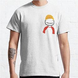 TommyInnit T-Shirts - funny TommyInnit and dream|dream smp quotes Classic T-Shirt RB2805
