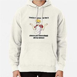 TommyInnit Hoodies - 2 to the 1 to the 1 to the 3 please get TommyInnit off my screen Pullover Hoodie RB2805