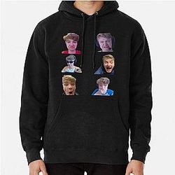 TommyInnit Hoodies - Tommyinnit Faces Dream Team Pullover Hoodie RB2805