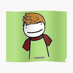 TommyInnit Posters - TommyOutit,Tommyinnit dream,Unboxing what Dream sent me hoodie,Water Bottles Poster RB2805